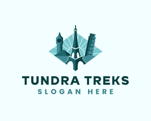 Landmark Travel Destination logo design