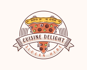 Pizza Diner Restaurant logo design