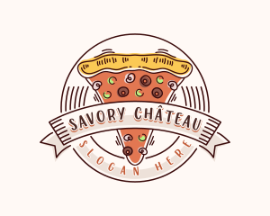 Pizza Diner Restaurant logo design