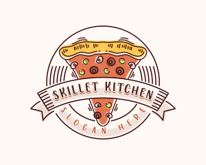 Pizza Diner Restaurant logo design