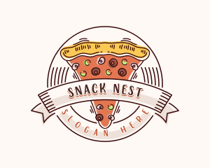 Pizza Diner Restaurant logo design