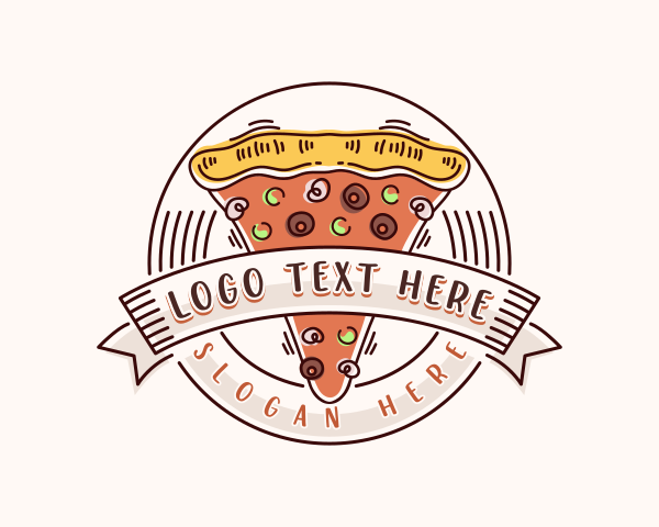 Pizza logo example 3