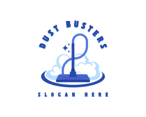 Dust Vacuum Cleaner logo design
