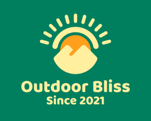 Outdoor Sunny Hike logo design