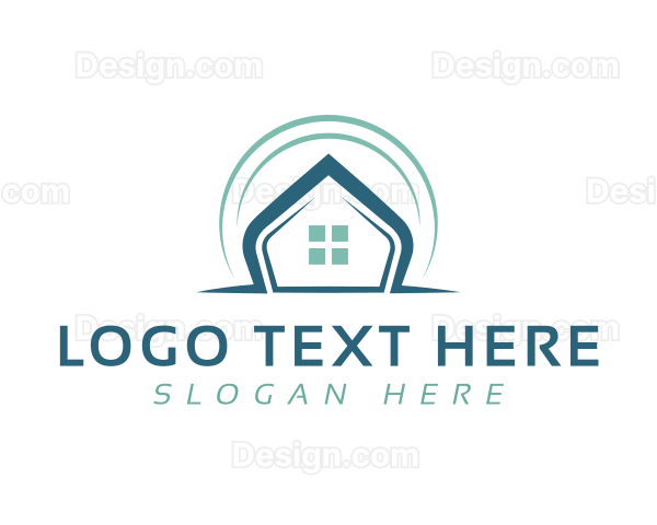 Home Roof Construction Logo