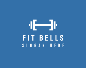 Fitness Gym Barbell logo design