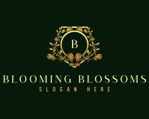 Botanical Floral Bloom logo design