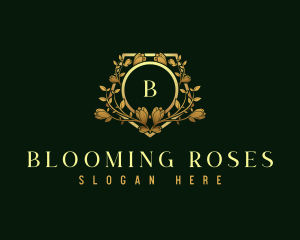 Botanical Floral Bloom logo design