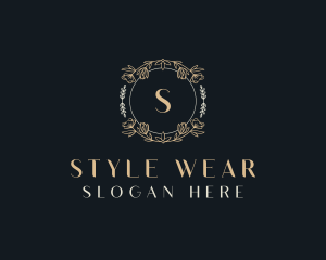 Flower Wedding Styling logo design