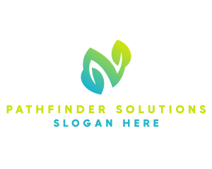 Organic Leaf Plant Logo