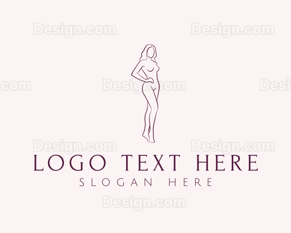 Naked Woman Body Logo