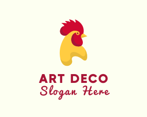 Poultry Rooster Chicken  logo design