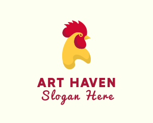 Poultry Rooster Chicken  logo design