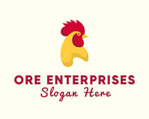 Poultry Rooster Chicken  logo design