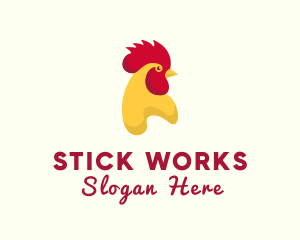 Poultry Rooster Chicken  logo design