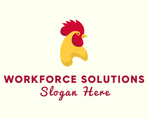 Poultry Rooster Chicken  logo design