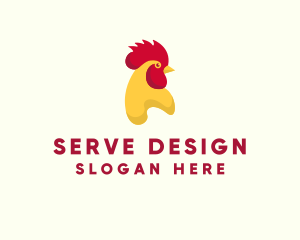 Poultry Rooster Chicken  logo design