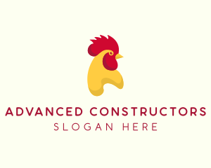 Poultry Rooster Chicken  logo design