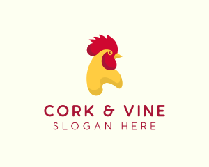 Poultry Rooster Chicken  logo design