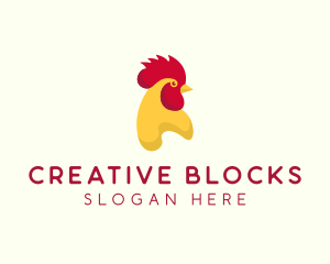 Poultry Rooster Chicken  logo design