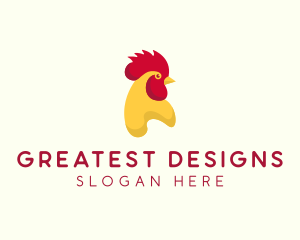 Poultry Rooster Chicken  logo design