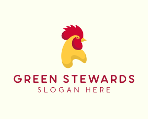 Poultry Rooster Chicken  logo design