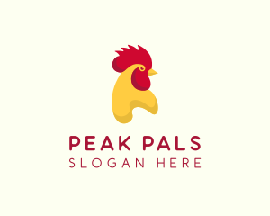 Poultry Rooster Chicken  logo design