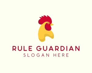 Poultry Rooster Chicken  logo design