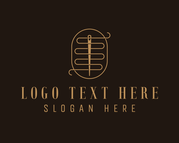 Stitching logo example 1