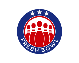 Bowling Sports Team logo design