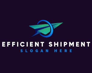 Flight Plane Logistics logo design