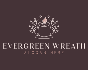 Wellness Spa Candle logo design