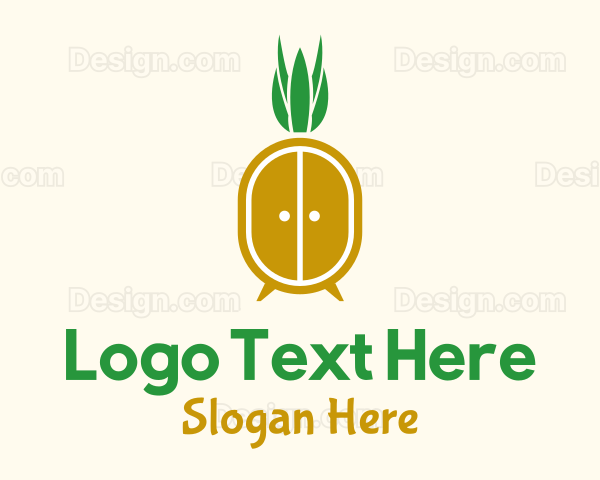 Pineapple Fruit Cupboard Doors Logo