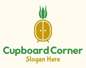 Pineapple Fruit Cupboard Doors logo design