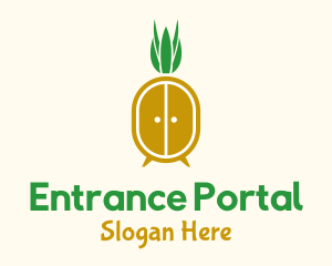 Pineapple Fruit Cupboard Doors logo design