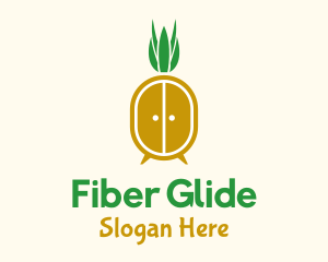 Pineapple Fruit Cupboard Doors logo design