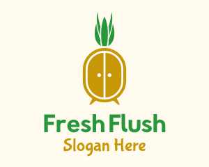 Pineapple Fruit Cupboard Doors logo design