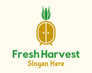 Pineapple Fruit Cupboard Doors logo design