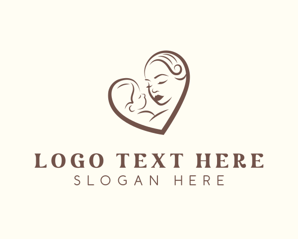 Breast Feeding logo example 2