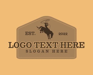 Western Rodeo Cowboy  logo