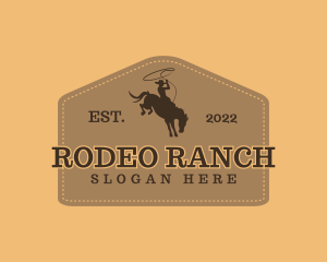 Western Rodeo Cowboy  logo design