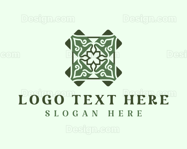 Floor Tile Pattern Logo