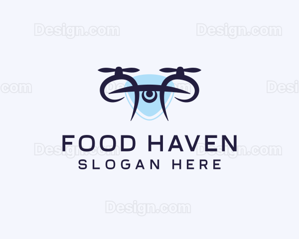 Drone Camera Quadcopter Logo