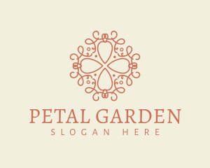 Petal Swirl Mandala logo design