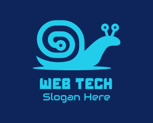 Snail Tech Circuit logo design