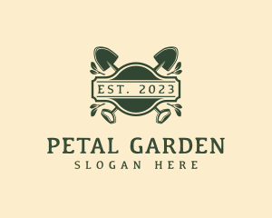 Shovel Landscaping Tool logo design