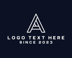 Letter A - Minimalist Professional Letter A Business logo design