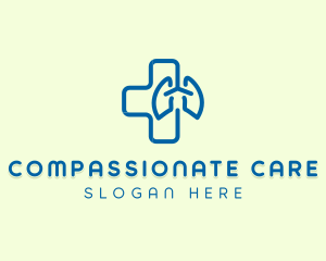 Respiratory Hospital Lung Care logo design