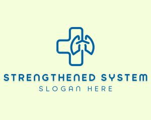 Respiratory Hospital Lung Care logo design