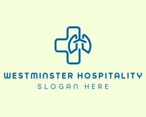 Respiratory Hospital Lung Care logo design